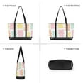 thumbnail image 6 of FORMRS Canvas Laptop Tote Bag for Women with 15.6" Computer Compartments Shoulder Handbag, Cute Gummy Bears Pattern, 6 of 7