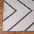 thumbnail image 3 of Superior Zig-Zag Indoor/ Outdoor Area Rug, 6' x 9', Ivory, 3 of 10