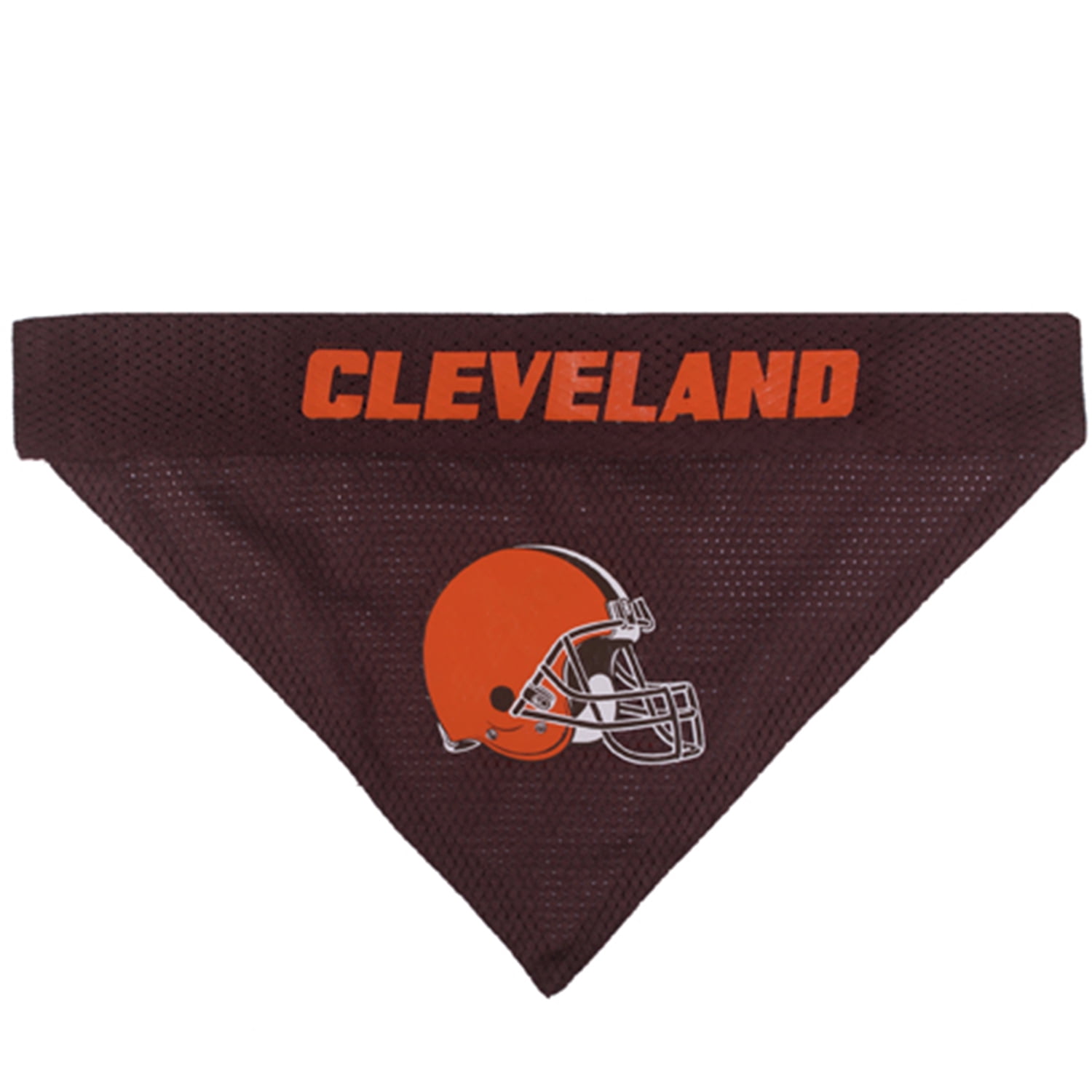 Pets First Nfl Cleveland Browns Reversible Bandana -Home & Away Mesh & Premium Embroidery For Dogs & Cats