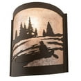 thumbnail image 5 of Meyda Tiffany 200795 Canoe At Lake Right 12" Tall Wall Sconce - Bronze, 5 of 7