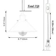 thumbnail image 6 of FSLiving Hanging Grow Light for Indoor Plant Full Specturm, Plug in Plant Light with 4500K 10W Focusing Grow Spotlight Bulb, Small Grow Lamp with Pulley for Indoor Seed Plant Flower Output(Black), 6 of 10