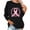 Black, variant on Sexlip Casual Long Sleeve Round Neck Blouse Loose Fit Comfortable Print Top Stylish Pullover Shirt Women's Clothing Suitable for Daily Wear Party Vacation White S