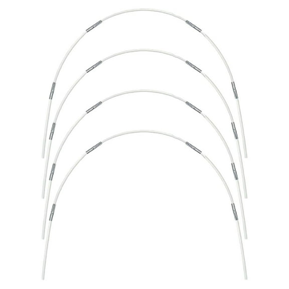 Fiberglass Raised Bed Greenhouse Grow Tunnel Garden Hoop Kit for Netting Support