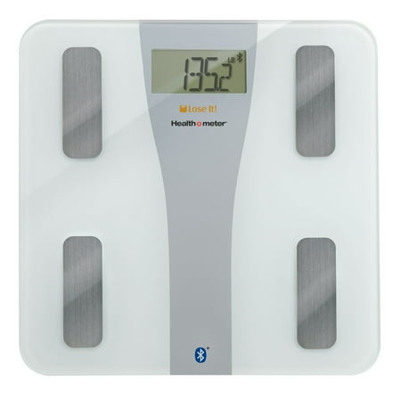 Health o meter Lose It! Bluetooth Body Fat Scale with Wireless Technology, Glass