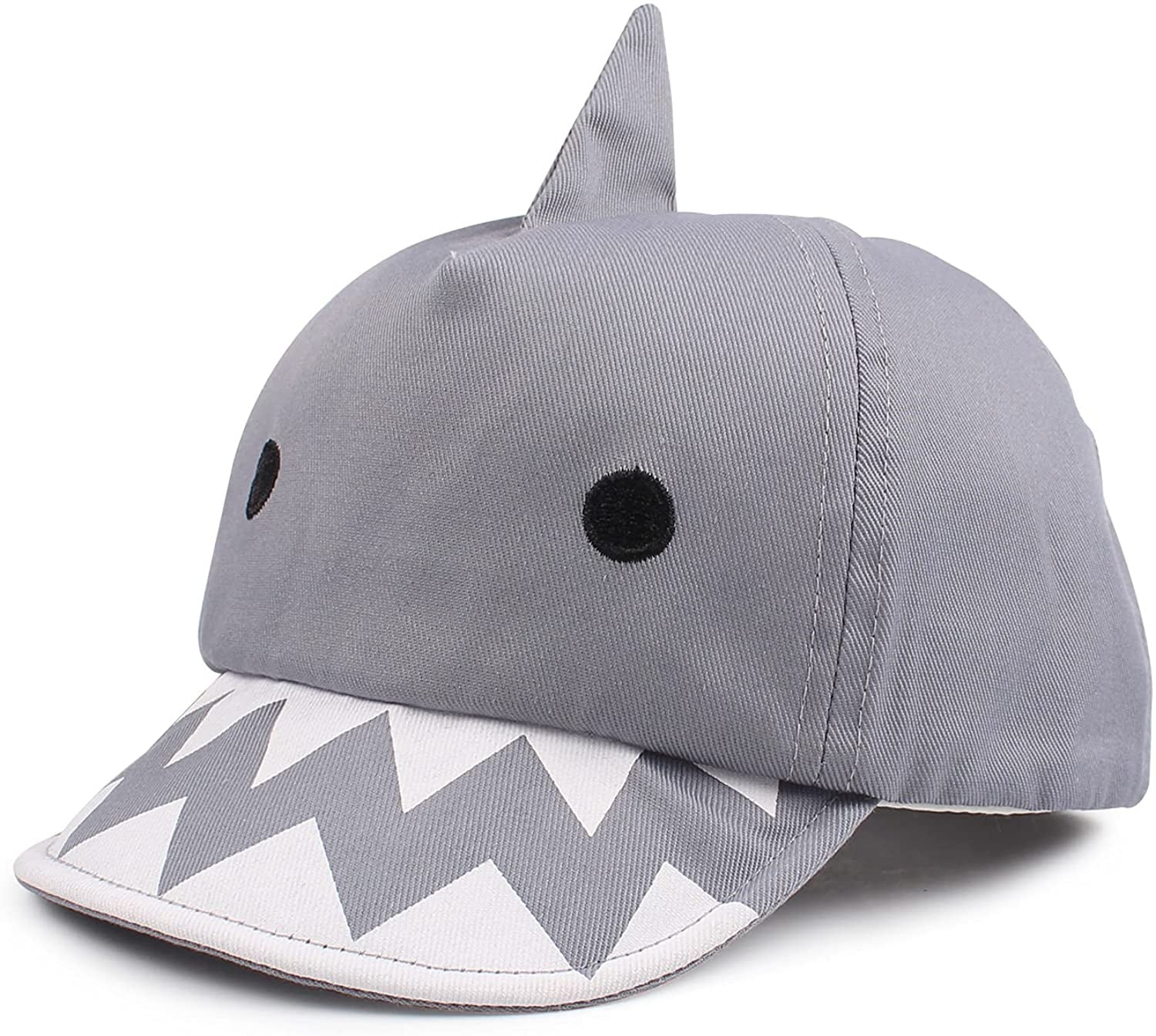 Baby Boy Baseball Cap Cute Shark Toddler Sun Hat Foldable Brim Soft