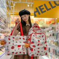 thumbnail image 4 of Kawaii Backpack With Cute Accessories Cute Print Aesthetic Big Capacity Casual Travel Backpack (Black A Set),School Bag*1 Clearance, 4 of 4