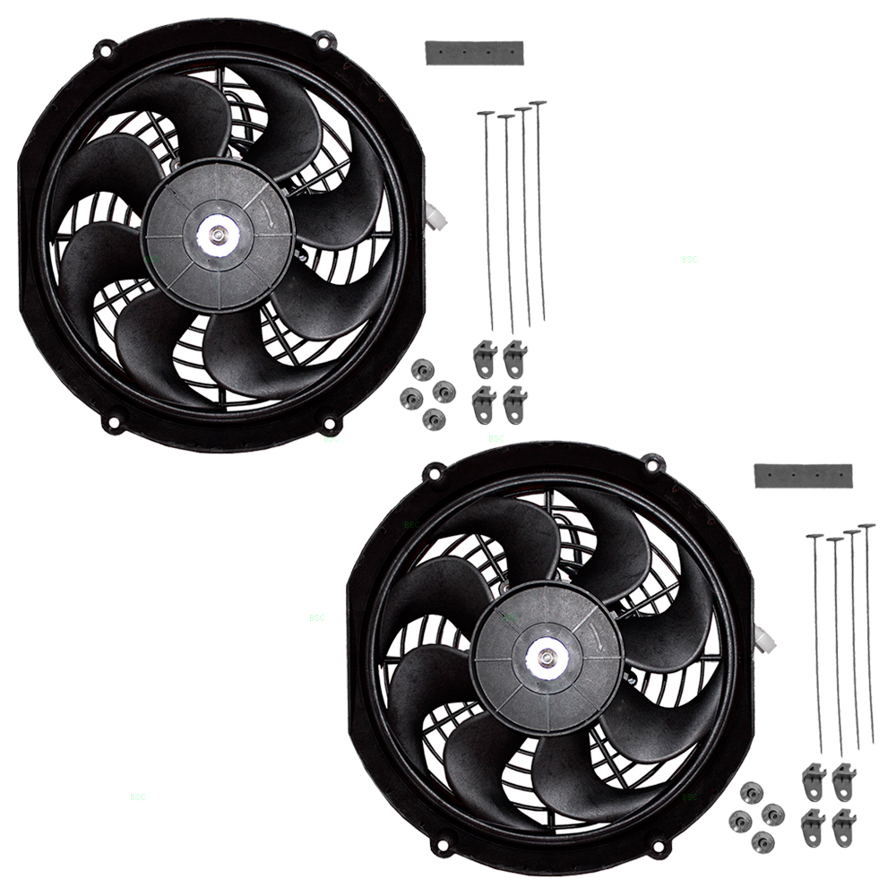 Universal 10 Radiator Condenser Slim Cooling Fans Bahrain