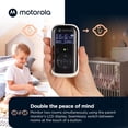 thumbnail image 2 of Motorola Nursery PIP15 Audio Baby Monitor, monitor infantil HD de doble habitación con luz nocturna, 1500 pies. Alcance, conversación bidireccional, incluye unidad para padres, 2 monitores, 2 of 5