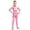 Pink, variant on Yeaiivve Girls Shiny One Piece Bodysuit Long Sleeve Mock Neck Zipper Back Jumpsuits Boys School Performance Costume Fancy Dance Rompers Gold 4-6 Years
