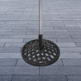 thumbnail image 4 of Four Seasons Courtyard Norwalk 19” Round Cast Iron Umbrella Base, Black, 4 of 6