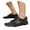 Black, variant on Women's Outdoor -Sport Sneakers Water Shoes for Hiking Walking Cycling Fishing Beach - Non- Breathable Quick-Drying Lightweight Comfortable with Elastic Lock Lace System