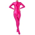 thumbnail image 3 of Traje de baño de una pieza brillante para mujer, mallas de manga larga, traje de baño de cuerpo completo, traje de baño para entrenamiento, fitness, yoga, protección contra erupciones, surf, 3 of 5