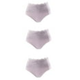 thumbnail image 6 of Rhonda Shear 3-pack Seamless Lace Overlay Brief Set-EL4483, 6 of 9