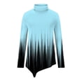 thumbnail image 2 of Gibobby Tirantes Para&nbsp;Camisa Mujer Túnica Verde Azul Geométrico A Cuadros Estampado Manga Larga Casual Vintage Boho Étnico Escote Redondo Largo Tema Bohemio Geométrico Camisa（Azul， S), 2 of 4