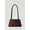 Dark Brown, variant on ® Women Faux Suede Ballerina Bag, Dark Brown