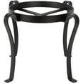Achla Designs Patio Flower Pot Plant Stand, 12in H Black