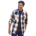 thumbnail image 2 of Atlas For Men - Camisa Cuadro de Franela para Hombre (Crudo, Azul, Naranja), 2 of 3