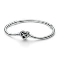 thumbnail image 4 of NUEVO 925 Chapado en plata HEROCROSS Colección de dibujos animados Oso Charm Bead Colgante Fit DIY Pandora Mujer Pulsera Regalo de joyería original, 4 of 5