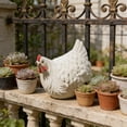 thumbnail image 5 of Garden Chicken Fence Decor Ornament, Farmyard Hen Fence Peeker Garden Decoration Outdoor Yard Fence Art, Decorative Chicken Fence Figurine Display for Garden Patio Balcony Yard Decor, 5 of 6