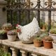 thumbnail image 4 of Adorno de valla exterior para gallinas y decoraciones de jardín, figurita decorativa de gallina para vallas, barandillas, paredes – Decoración fácil de instalar para el jardín de granja, set de 2, 4 of 5