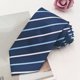 thumbnail image 1 of Camisa de vestir de negocios de sarga de moda para hombre de 8 cm, corbata de poliéster lisa, corbata de poliéster para hombre, 1 of 3