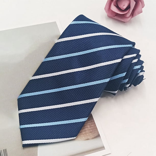 Camisa de vestir de negocios de sarga de moda para hombre de 8 cm, corbata de poliéster lisa, corbata de poliéster para hombre