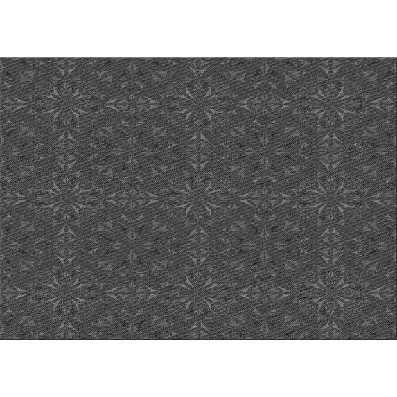Ahgly Company Indoor Rectangle Patterned Dim Gray Area Rugs, 7' x 9'