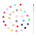 thumbnail image 1 of Esmalte de uñas en gel de 30 colores vibrantes, 8ml cada uno, ideal para diseños únicos. Incluye pincel de uñas para aplicación precisa. Perfecto para uso profesional o personal, duradero y seguro., 1 of 7