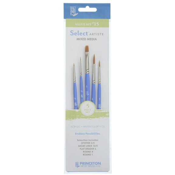 Princeton Brush Select Artiste Brush Value Set, #15