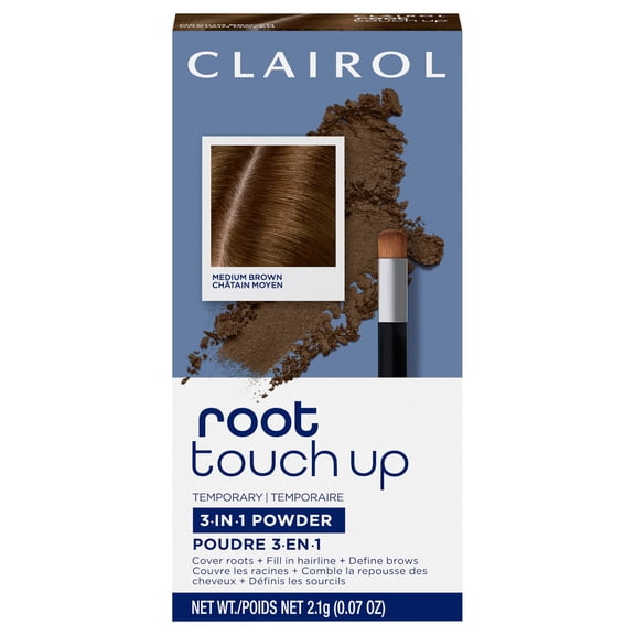 Clairol Root Touch-Up Temporary Hair Color Powder, 40-60 Applications