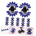 thumbnail image 5 of 12pcs Butterfly Rhinestone Clip Rhinestone Barrettes for Women Rhinestone Hair Clip Mini Hair Claw Clips Hair Clips Small Claw Small Claw Clips for Thick Hair Small Hair Claw Clips, 5 of 5