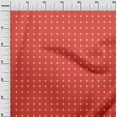 thumbnail image 3 of oneOone Georgette Viscose Red Fabric Geometric Sewing Craft Projects Fabric Prints By Yard 42 Inch Wide, 3 of 4