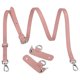 thumbnail image 1 of Kit de Correa de Cuero Uxcell, Correa de Hombro Ajustable de Reemplazo con Hebilla de Cuero Sin Perforación para Mujeres, Bolsos Mini, Bolsos de Mano, Rosa, 1 of 7