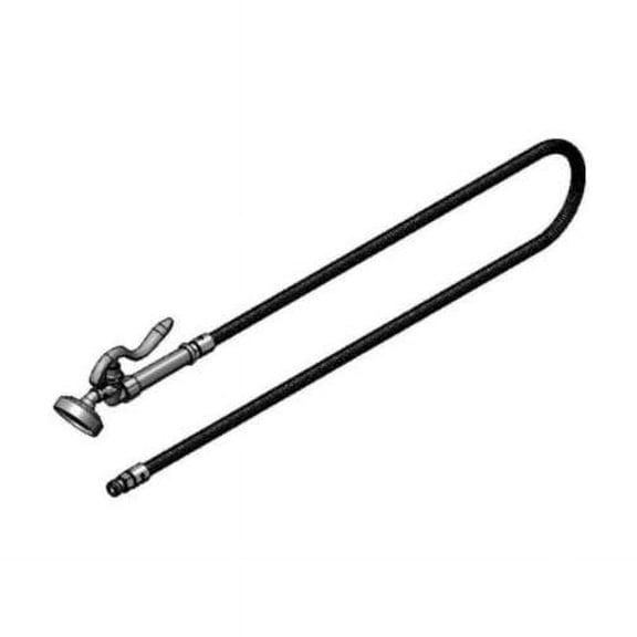 T And S Brass B-0954 72" Hose & Angle Spray - Chrome