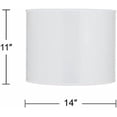 thumbnail image 5 of Round Hardback Drum Print Lamp Shade Oval Tempo Green Large 14" Top x 14" Bottom x 11" High Spider with Replacement Harp and Finial Fitting - $$Tools & Hardware Other, 5 of 5
