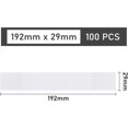 thumbnail image 3 of Self Sealing Currency Straps for Bill Wrappers (Blank White - 100 PCS) 100 PCS, 3 of 5