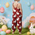 thumbnail image 6 of Toddler Girl Clothes Summer Romper Cute Print Sleeveless Short Jumpsuit Overall with Pockets Kids Summer Outfits Toddler Girls Clothes 12 18 24 Months 2T 3T 4T 5T 6T 7T 8T 9T 10T,Red,1-2 Years, 6 of 6