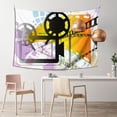 thumbnail image 3 of Film Movie Projector Tapestry, Recording Wall Hanging Tapestries Dorm Room Home Decor, 60" x 40", 3 of 6