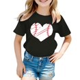 thumbnail image 5 of FDDMis Crop Top Graphic Tee Shirt Girls Tank Tops Size 10-12 Boys 14-16 Clothes Funny Kid Shirts Girls Shirts Size 5 Bow Shirt Red Polo Shirt Tshirt Girls Boys White Shirts 14-16 Boys Black, 5 of 5