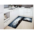 thumbnail image 6 of Halloween Kitchen Rug Set of 2 Pumpkin Rug Three Halloween Pumpkins on Moon Kitchen Floor Mat Halloween Kitchen Decor,17"X48"+17"X24", 6 of 6