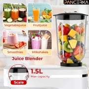 PANCERKA Stand Mixer 6-IN-1 Multifunctional Electric Kitchen Mixer, 6 Speed, 6.3 Qt With Dough Hook, Flat Beater, Whisk, Juice Blender, Meat Grinder and Juicer Accessories