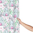 thumbnail image 3 of Sigee Rabbit Back View for Waterproof Fabric Shower Curtain 72" W x 72" H for Bathroom Shower Curtain, 3 of 5