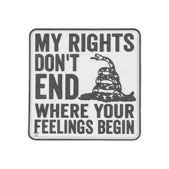 5IVE STAR GEAR My Rights Morale Patch, 2.5" x 2"