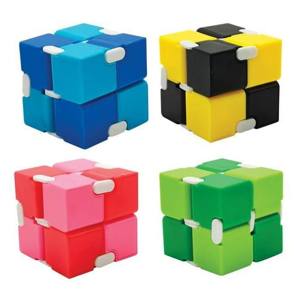 Infinity Cube Fidget Toys, 4 Color Combinations - Case of 288