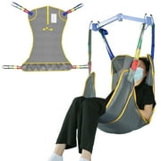 EZ Assistive Universal Full Body Patient Lift Sling, Mesh Fabric,500 lb Capacity, Medium