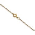 thumbnail image 4 of 22 inch 6R Cable Rope Chain in 14 Karat Yellow Gold .6mm, 4 of 4