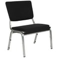 thumbnail image 3 of Emma + Oliver 1000 lb. Black Antimicrobial Fabric Bariatric Open Back Chair, 3 of 7