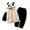 Black, variant on Zwiiyzr 6M-4T Years Boys Girls Flannel Pajama Set Soft Fuzzy Clothes Fall Winter Kids' Loungewear Sleepwear Zipper Hooded Jacket Pants Thermal Pajamas Beige