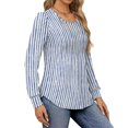 thumbnail image 4 of Fantaslook Pleated Blouses for Women Dressy Casual Long Sleeve Shirts Fall Tunic Tops, 4 of 9