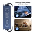 thumbnail image 2 of Tignapoo Outdoor IP67 Waterproof LED Power Supply 12V 120W with Short Circuit, Overload, Overvoltage Protection for Signs, Light Strips, and Displays, 2 of 6